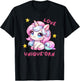 Funny unicorn love unicorn T-Shirt - T-Shirt | Black