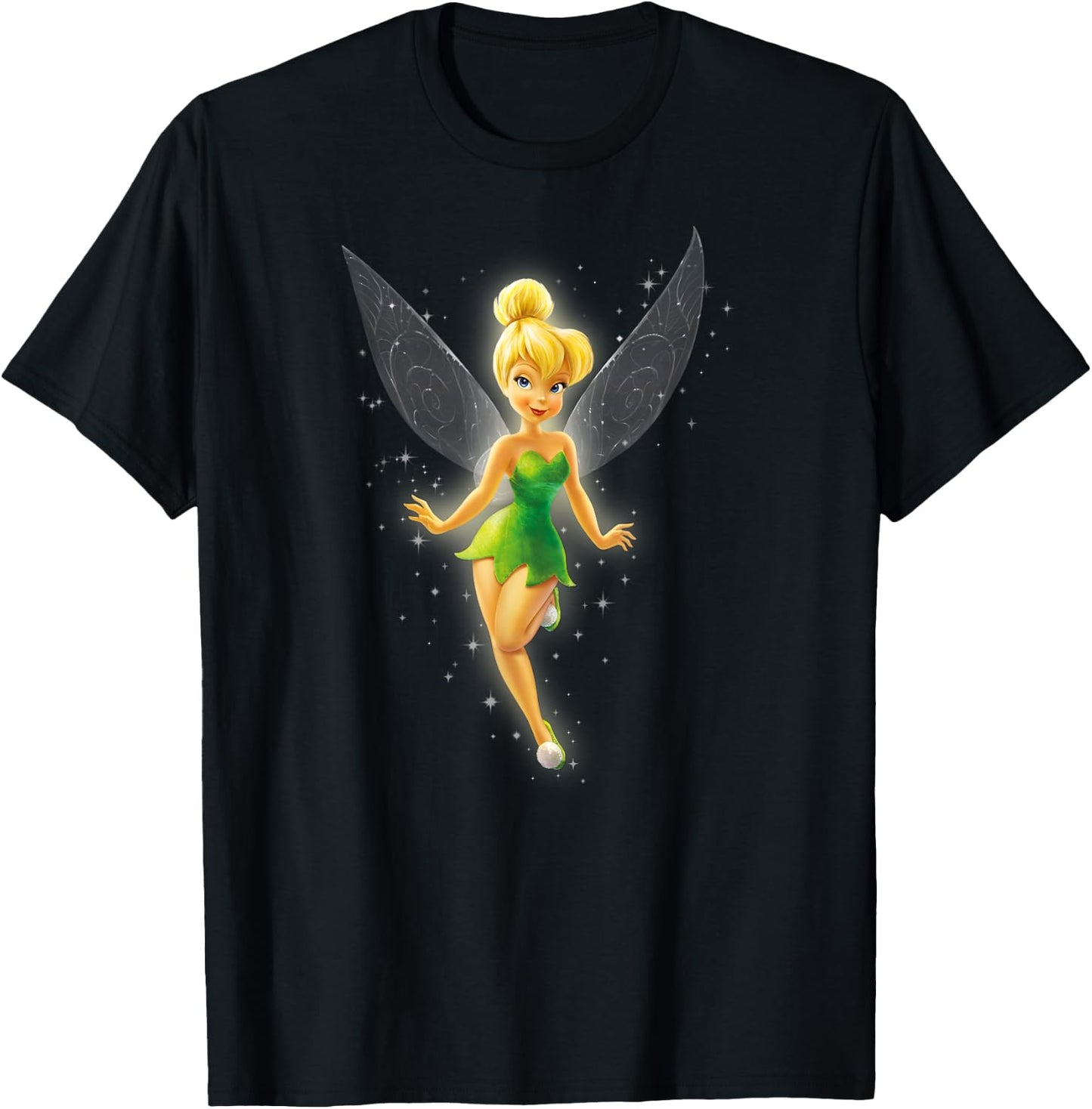 Tinkerbell Beautiful Fairy T-Shirt - T-Shirt | Black