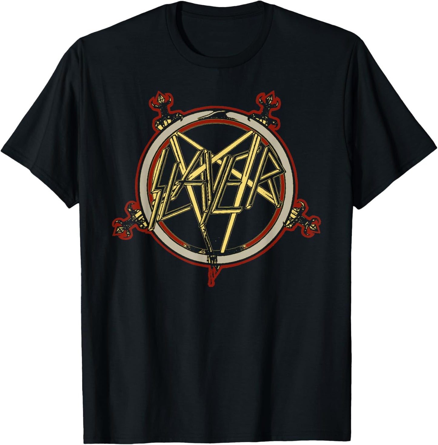 Slayer Unique Pentagram , black T-Shirt - T-Shirt | Black