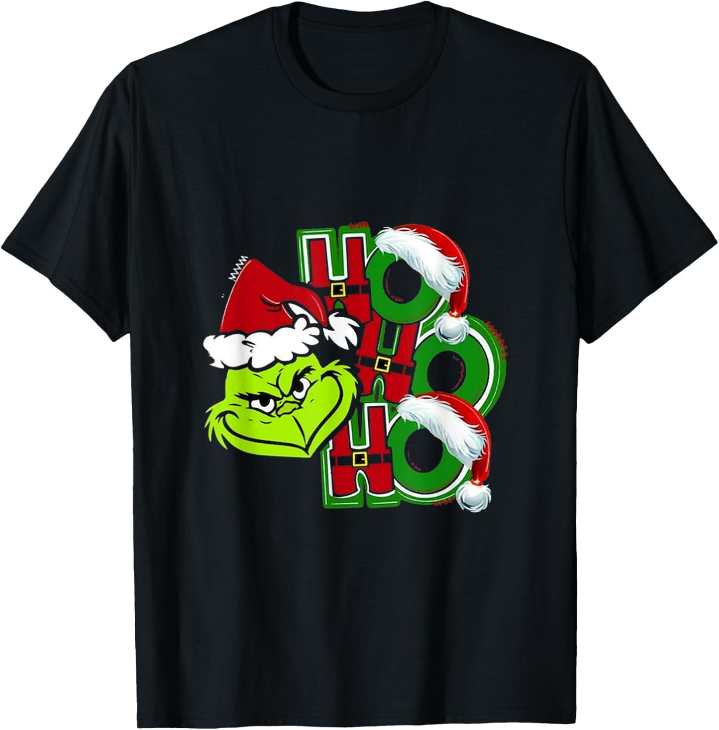 Costume Arts Hohoho 2021 Christmas Funny Cute T-Shirt - T-Shirt | Black