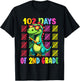 102 Day Of 2nd Grade Dinosaur 102 Days Of Second Grade T-Shirt - T-Shirt | Black