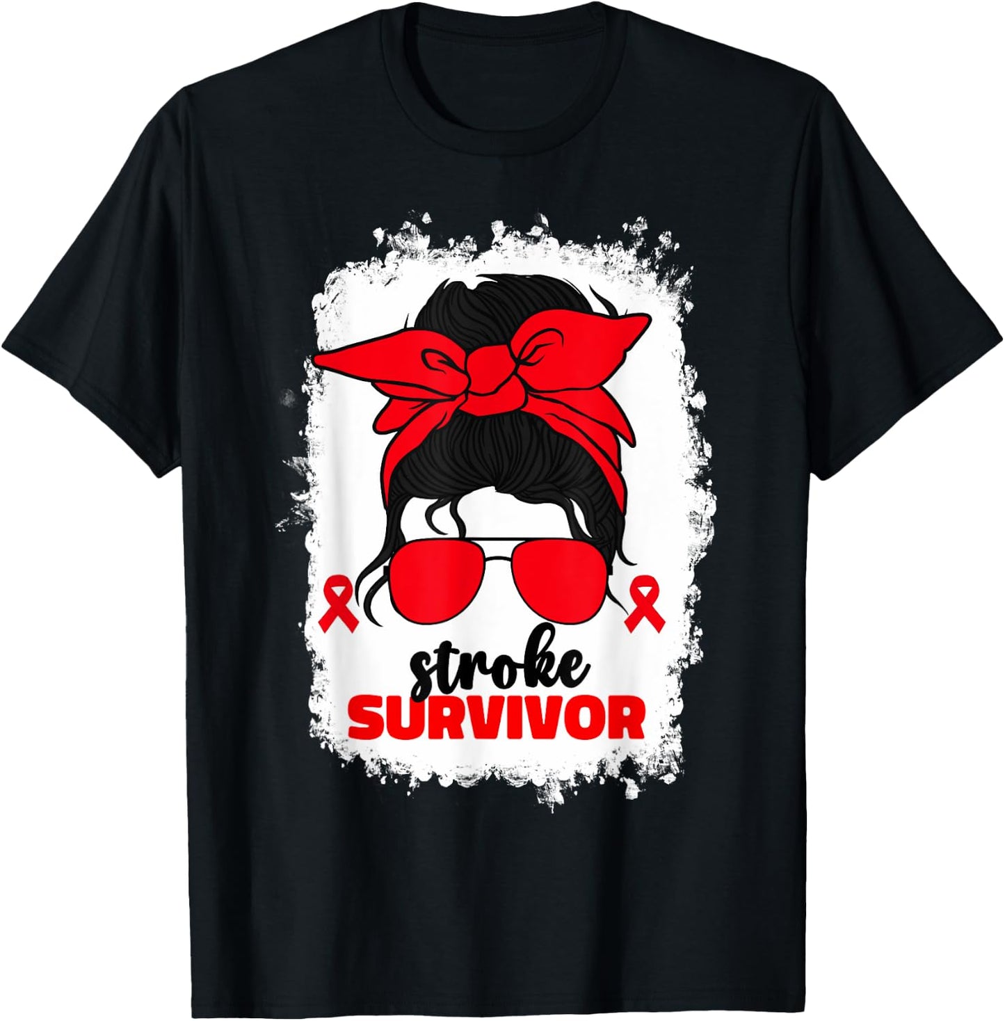 Stroke Survivor Recovery Brain Attack Stroke Awareness Month T-Shirt - T-Shirt | Black