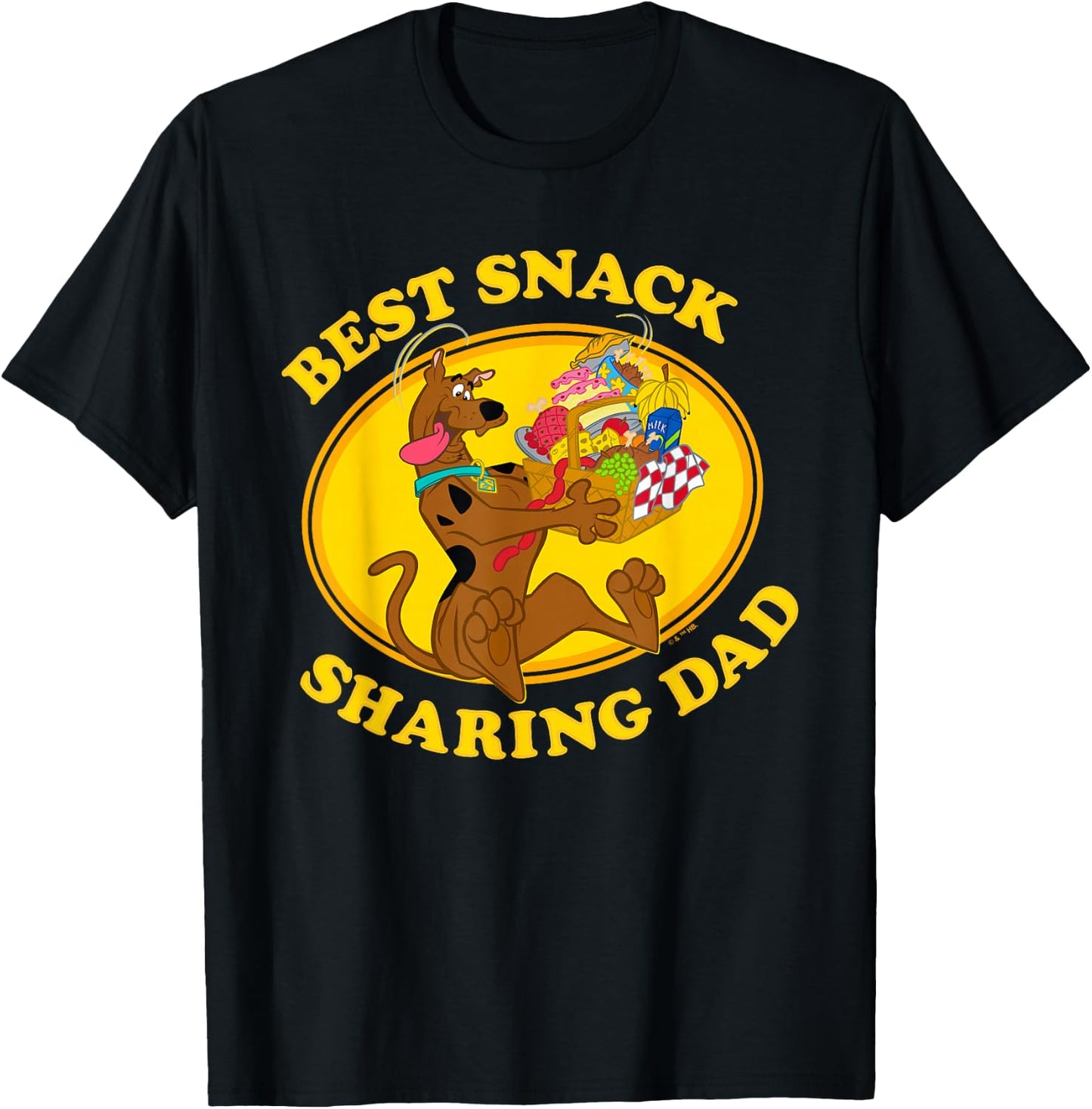 Scooby-Doo Father's Day Best Snack Sharing Dad T-Shirt - T-Shirt | Black