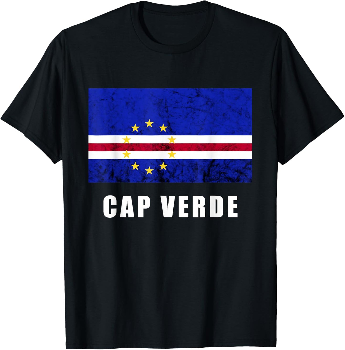 Kap Verde Flagge Cap Verde Stars Kap Verde Island Pride T-Shirt - T-Shirt | Black