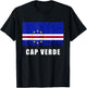 Kap Verde Flagge Cap Verde Stars Kap Verde Island Pride T-Shirt - T-Shirt | Black