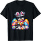 Funny Easter Day Miniature Schnauzer Bunny Costume T-Shirt - T-Shirt | Black
