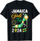 Girls Trip Jamaica 2024 Weekend Summer Vacation Trip T-Shirt - T-Shirt | Black