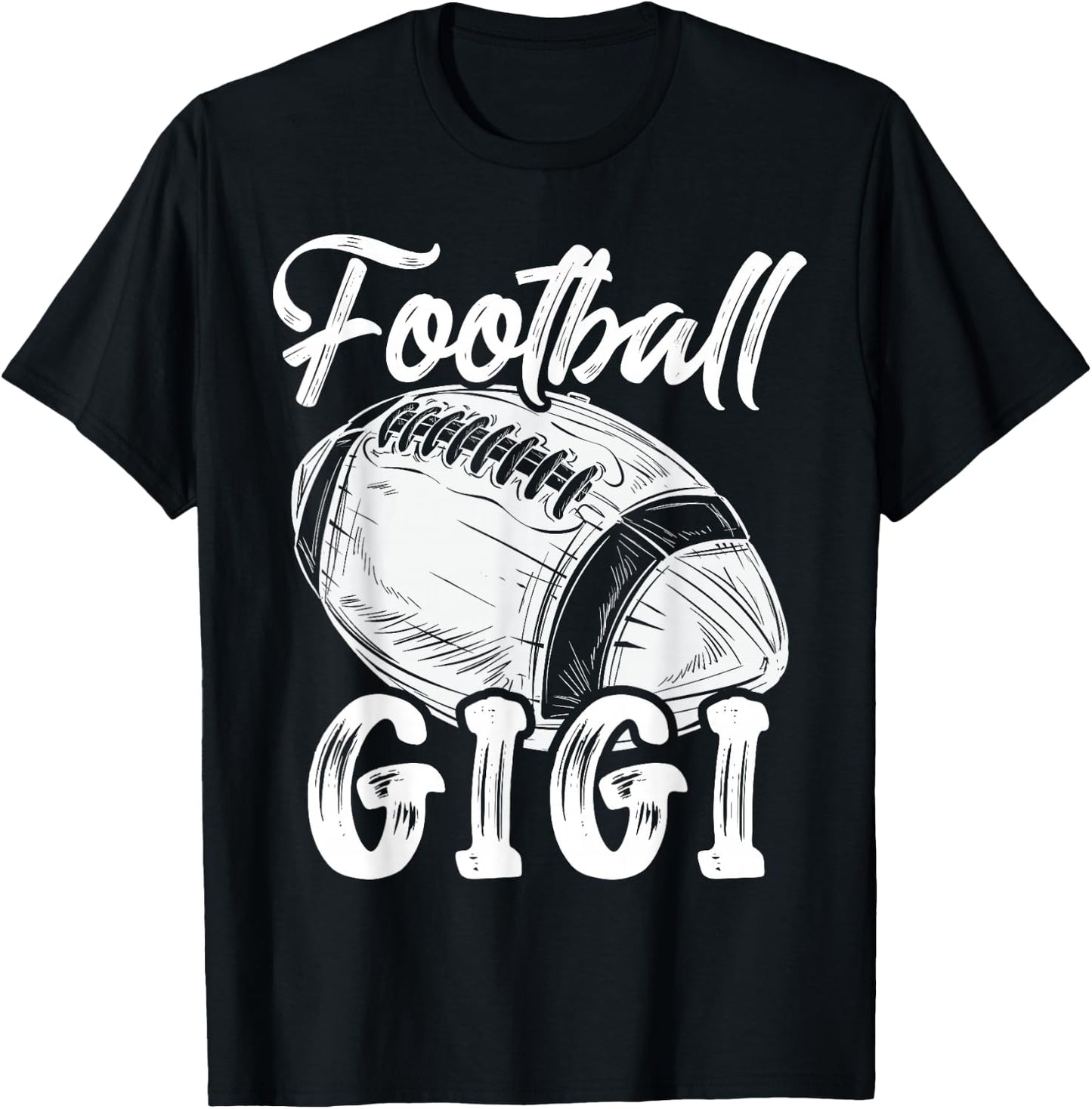 Football Gigi Family Matching Players Mothers Day T-Shirt - T-Shirt | Black