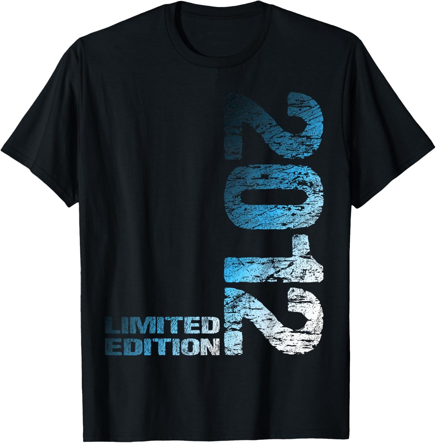 11st Birthday 2012 Limited Edition Boy Girl , black T-Shirt - T-Shirt | Black