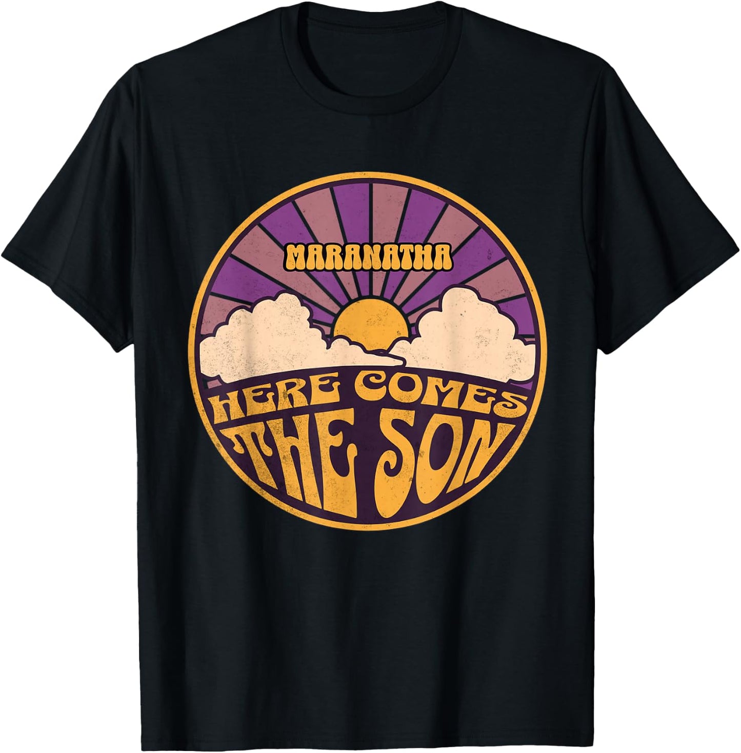 Maranatha: Hier kommt der Sohn Jesus, Revolution, Menschen, Ostern T-Shirt - T-Shirt | Black