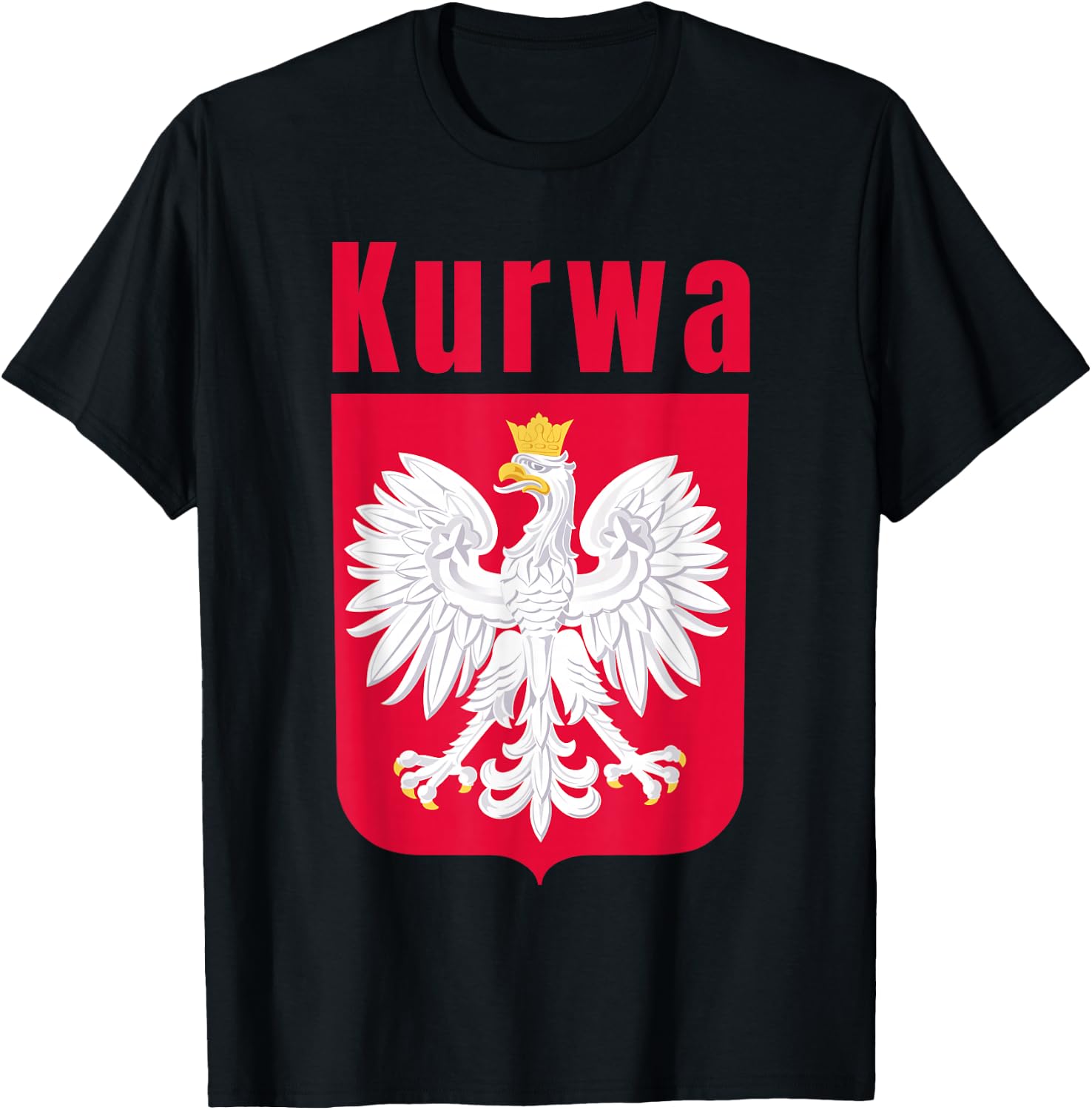 Poland For Gift Poland Poland Warsaw Flag , Black, S T-Shirt - T-Shirt | Black