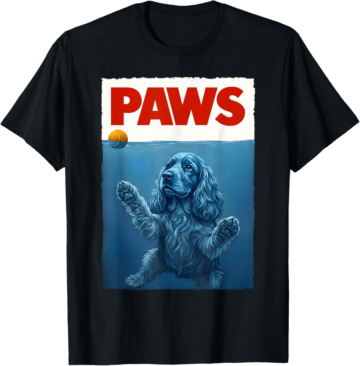 Cute Spaniel Dog Spaniel Mom Funny Spaniel T-Shirt - T-Shirt | Black