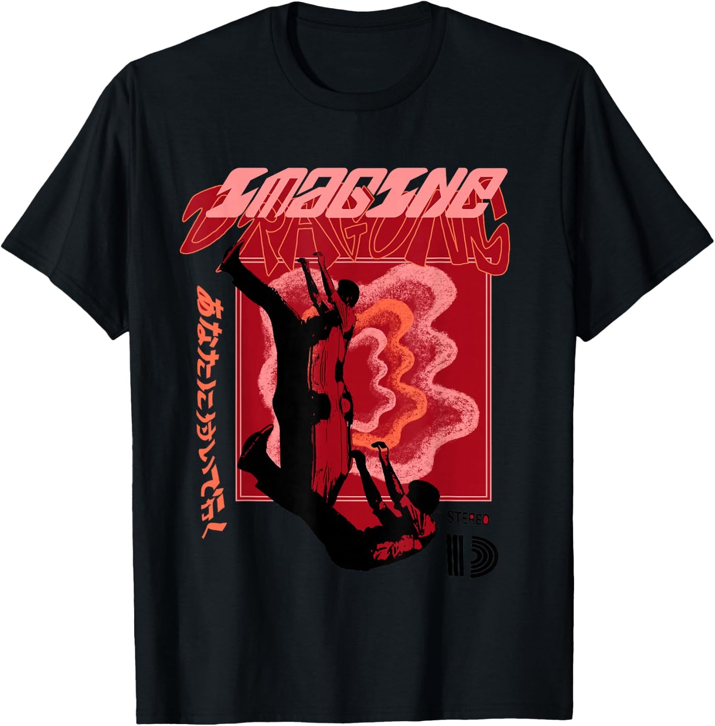 Official Imagine Dragons Exclusive Falling Man T-Shirt - T-Shirt | Black