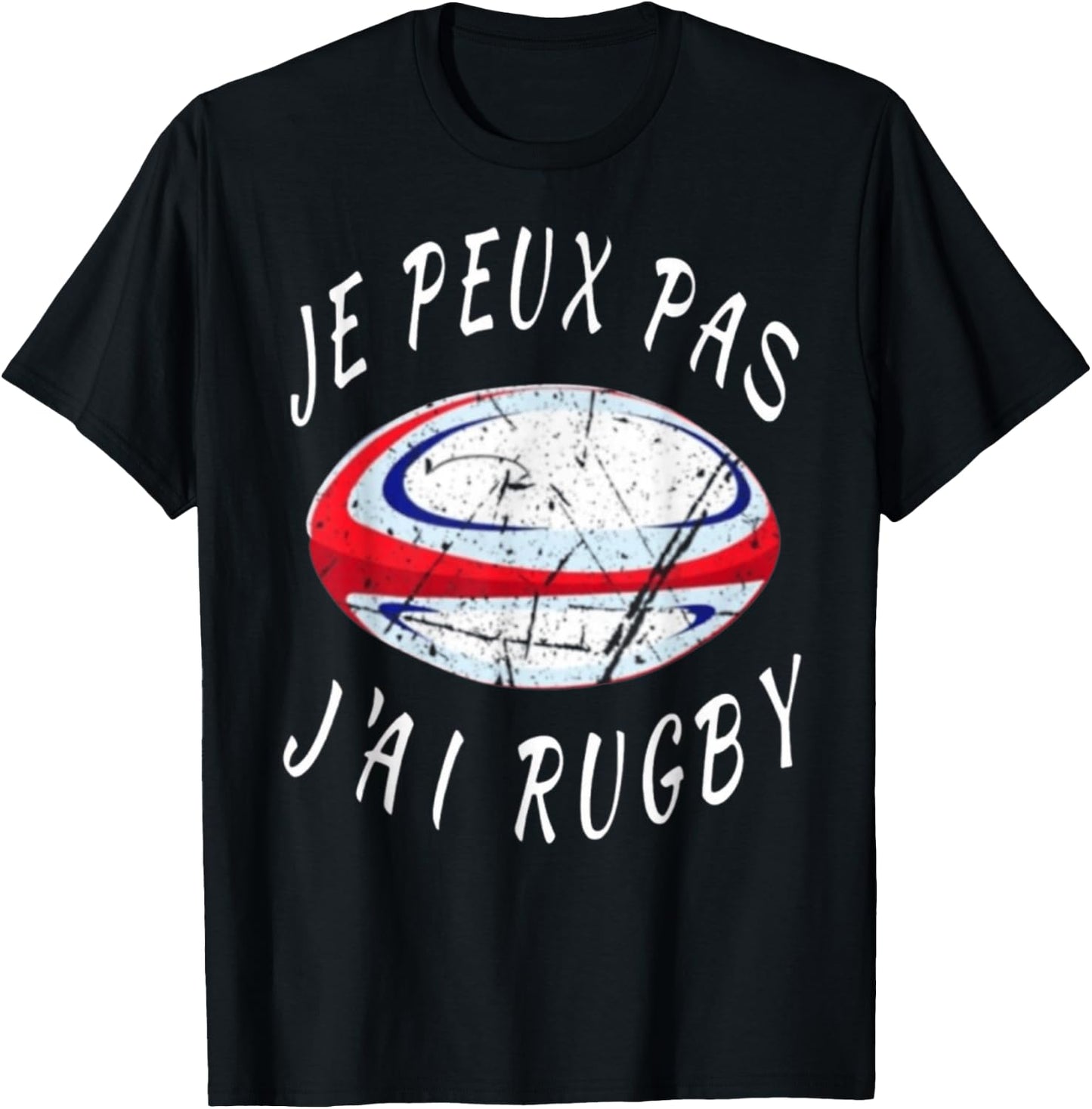 Rugby – Je Peux Pas J'ai Rugby – Rugby Player , Black, S T-Shirt - T-Shirt | Black