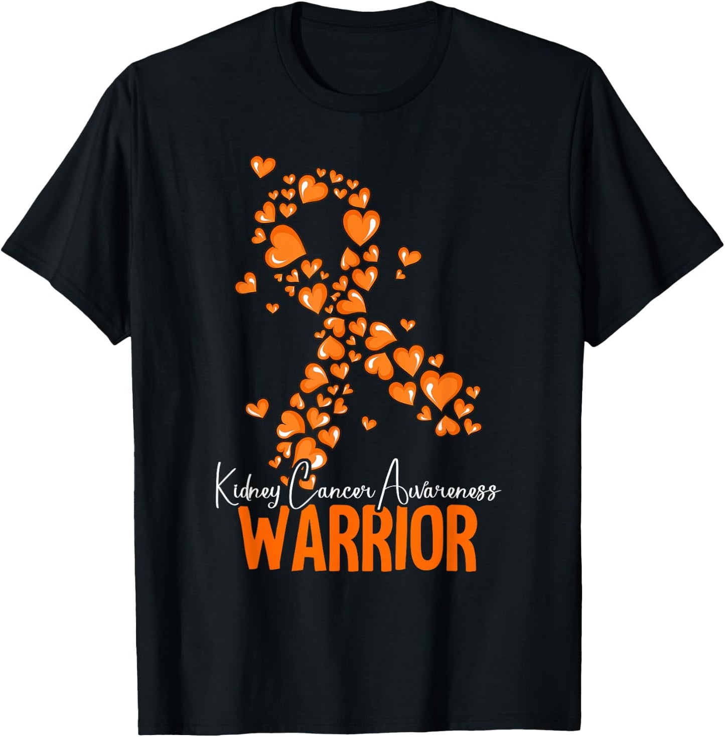Warrior Kidney Cancer Awareness T-Shirt - T-Shirt | Black