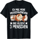 Lustiges Ich Mag Meerschweinchen Und 3 Menschen T-Shirt - T-Shirt | Black