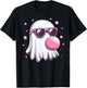 Cute Pink Ghost Bubble Gum Halloween Costume Women Kids T-Shirt - T-Shirt | Black