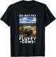 Yellowstone National Park Bison Do Not Pet The Fluffy Cows T-Shirt - T-Shirt | Black