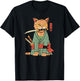 Zoro Cat Warrior T-Shirt - T-Shirt | Black