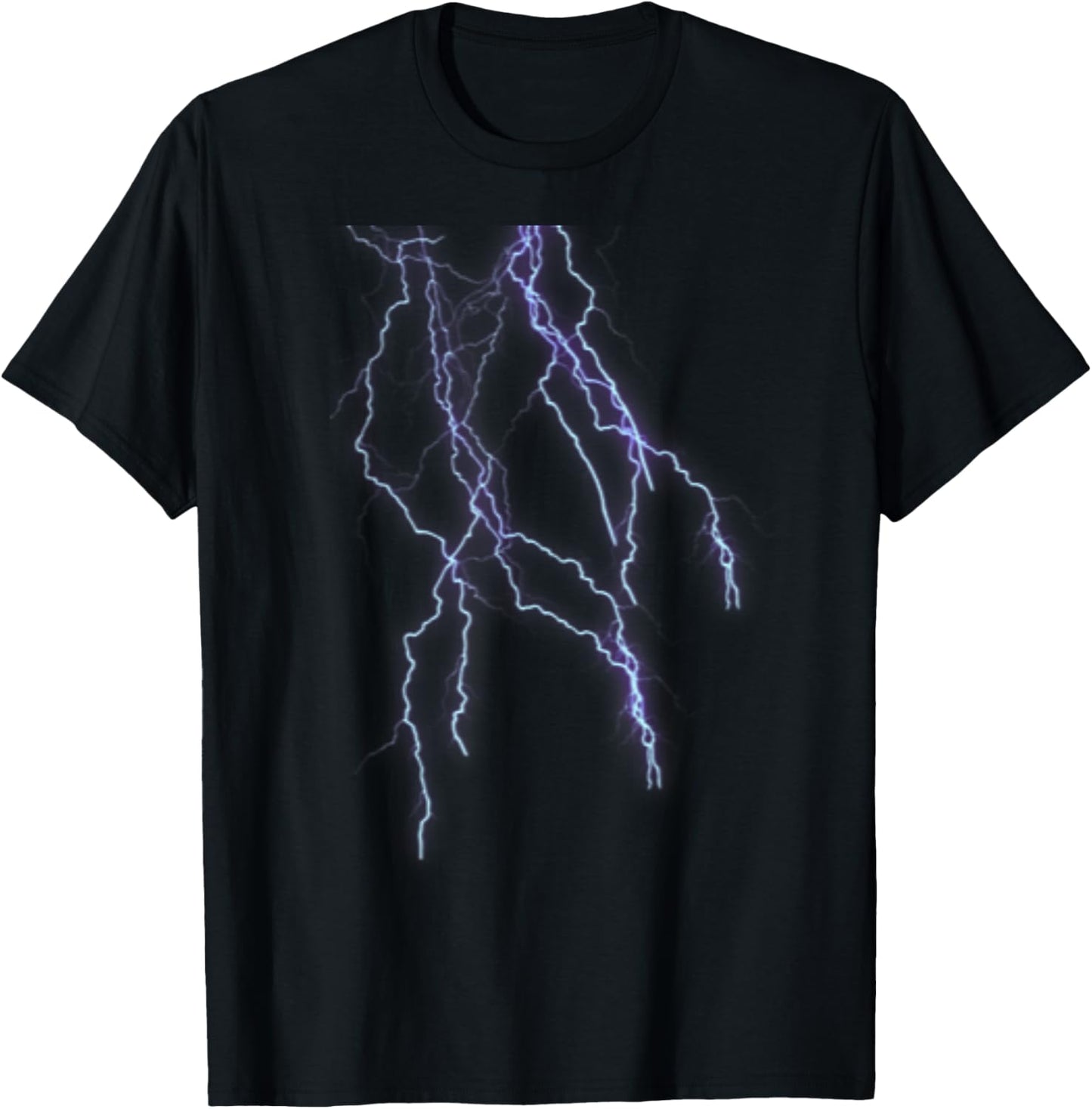 Lightning Graphic | Science Thunder Shirt T-Shirt - T-Shirt | Black