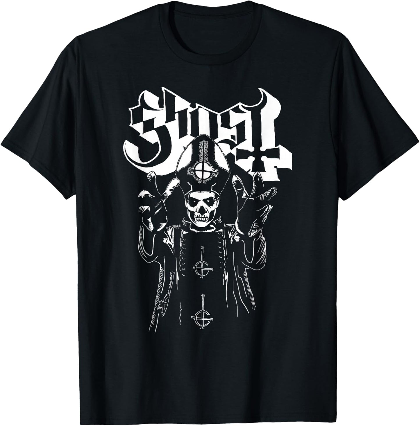 Ghost - Papas Wrath , black T-Shirt - T-Shirt | Black