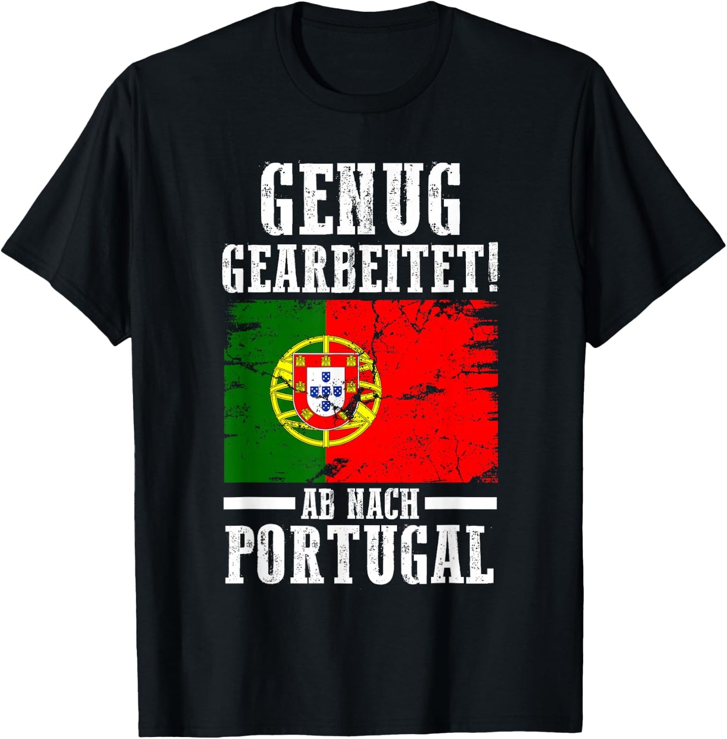 Portuguese Portugal , black T-Shirt - T-Shirt | Black