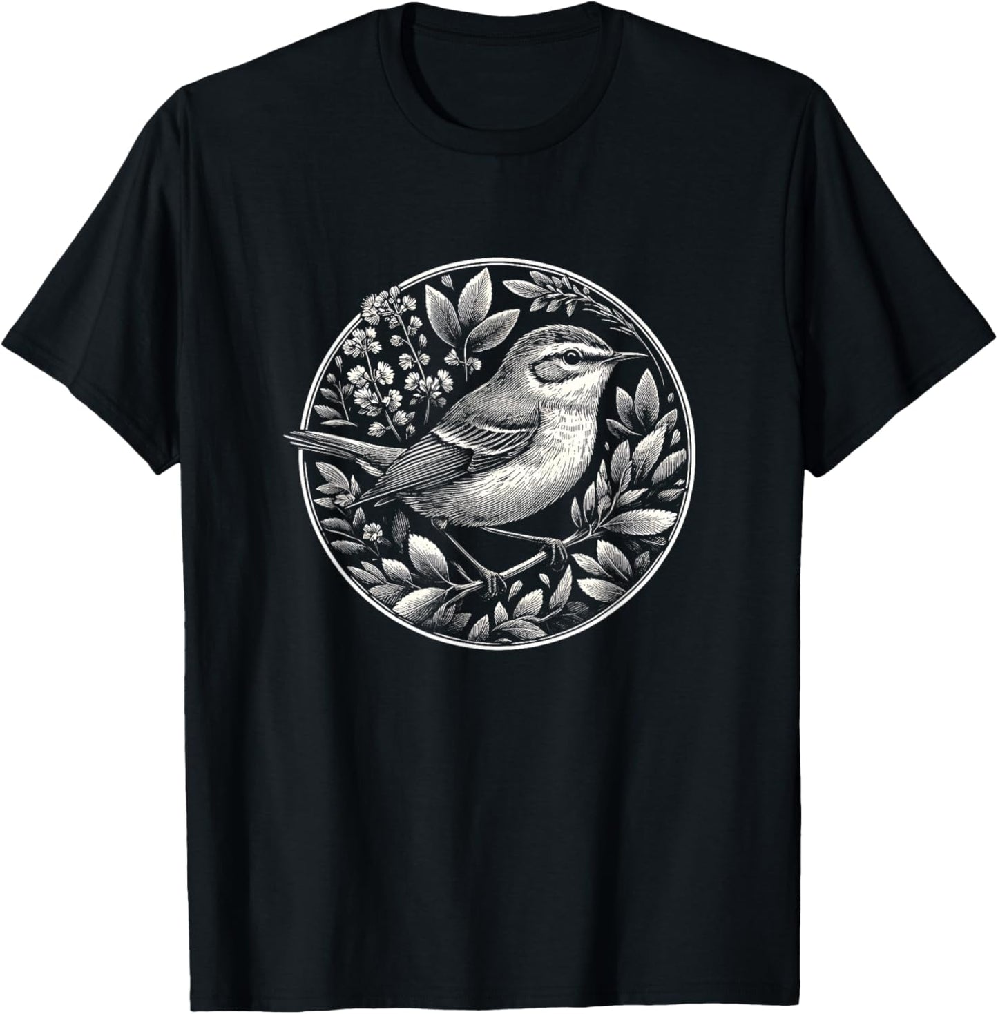 Mosquito Bird Graphic Design T-Shirt - T-Shirt | Black