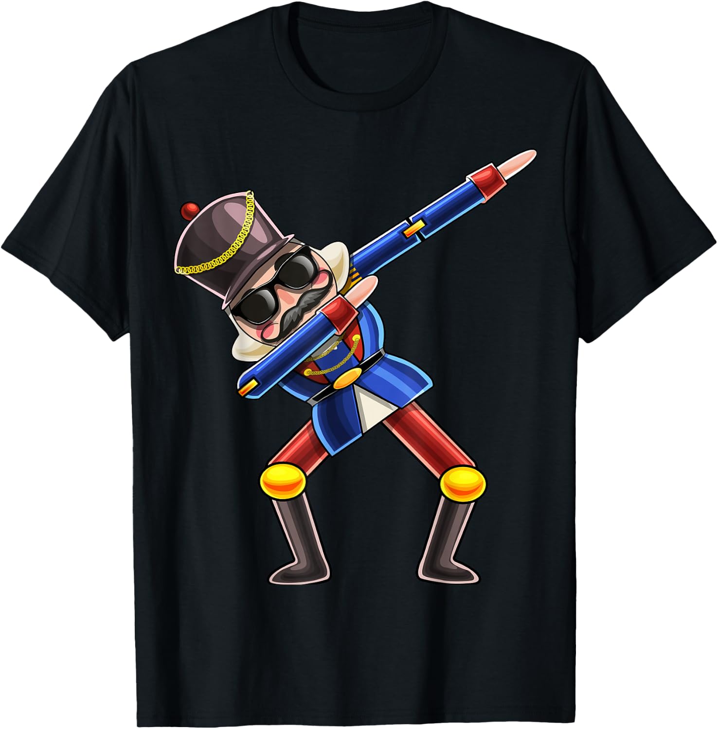 Dabbing Nutcracker Christmas Costume Nutcracker GIft Kids T-Shirt - T-Shirt | Black