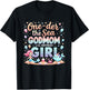 One Der The Sea Godmother Godmom Of The Birthday Girl T-Shirt - T-Shirt | Black