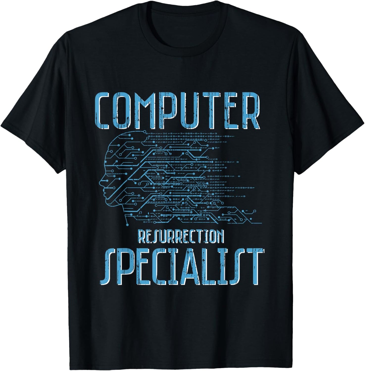 Computer Resurrection Specialist Programming Codes T-Shirt - T-Shirt | Black