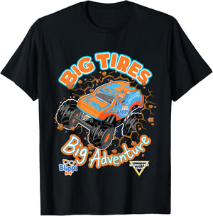 Kids Blippi Big Tires Big Adventure T-Shirt - T-Shirt | Black