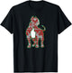 American Bully Dog Ugly Sweater Christmas Puppy Dog Lover T-Shirt - T-Shirt | Black