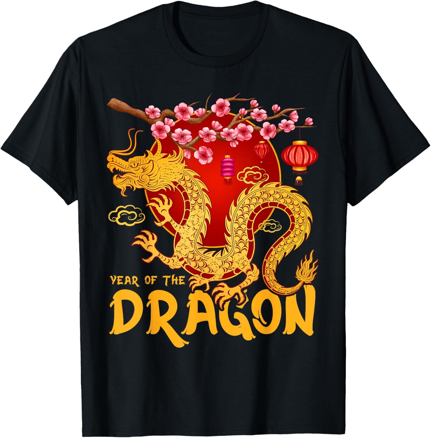 Chinese New Year 2024 Year Of The Dragon 2024 Shirt T-Shirt - T-Shirt | Black