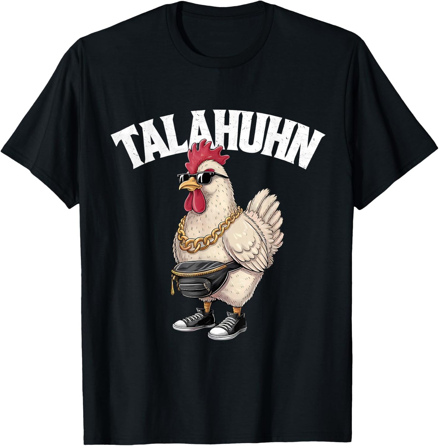 Talahuhn Talahon Youth Word Sarcastic Tala Chicken Costume , black T-Shirt - T-Shirt | Black