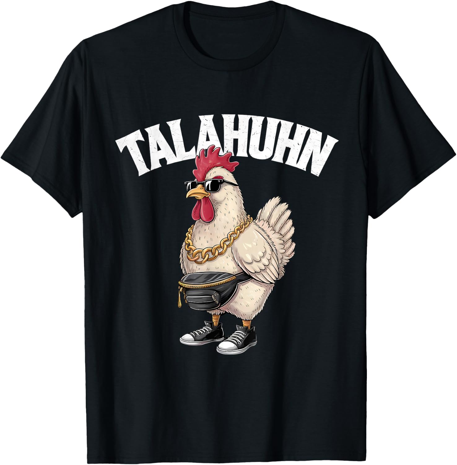 Talahuhn Talahon Youth Word Sarcastic Tala Chicken Costume , black T-Shirt - T-Shirt | Black