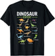 Dino Dinosaur Expert T-Shirt - T-Shirt | Black