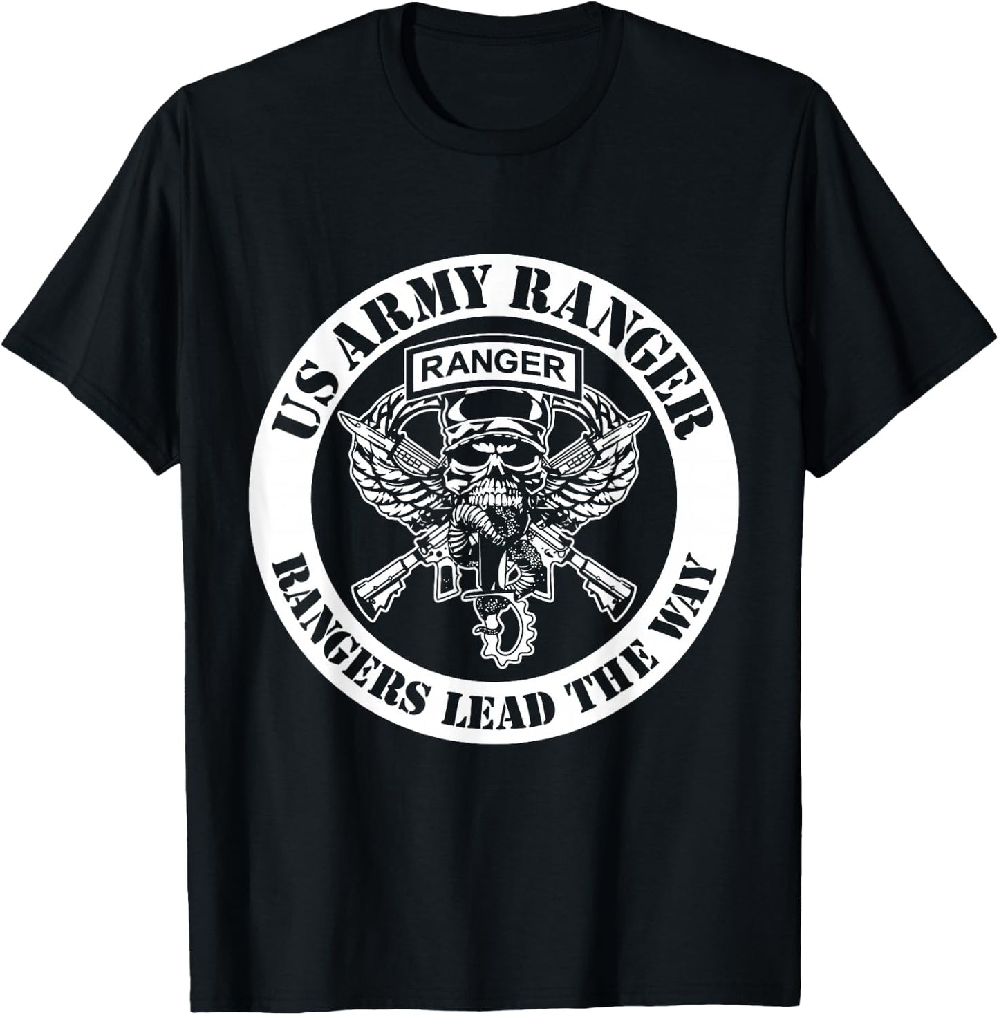 Ranger geben den Weg, Ranger-Veteran der US-Armee T-Shirt - T-Shirt | Black