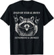 Dad of Feral Boys Unhinged Raccoon Fathers Day Men Funny T-Shirt - T-Shirt | Black