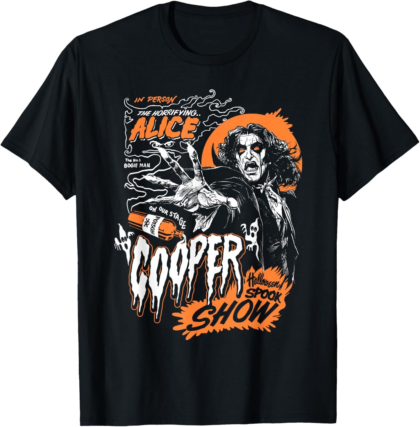 Alice Cooper Boogie Man , black T-Shirt - T-Shirt | Black