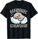 Official Sleep Shirt Seal Late Sleeper Pyjamas Bed , black T-Shirt - T-Shirt | Black