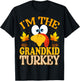 Thanksgiving I'm The Grandkid Turkey Matching T-Shirt - T-Shirt | Black