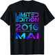 Limited Edition Mai 2016 Junge Mädchen 10. Geburtstag T-Shirt - T-Shirt | Black