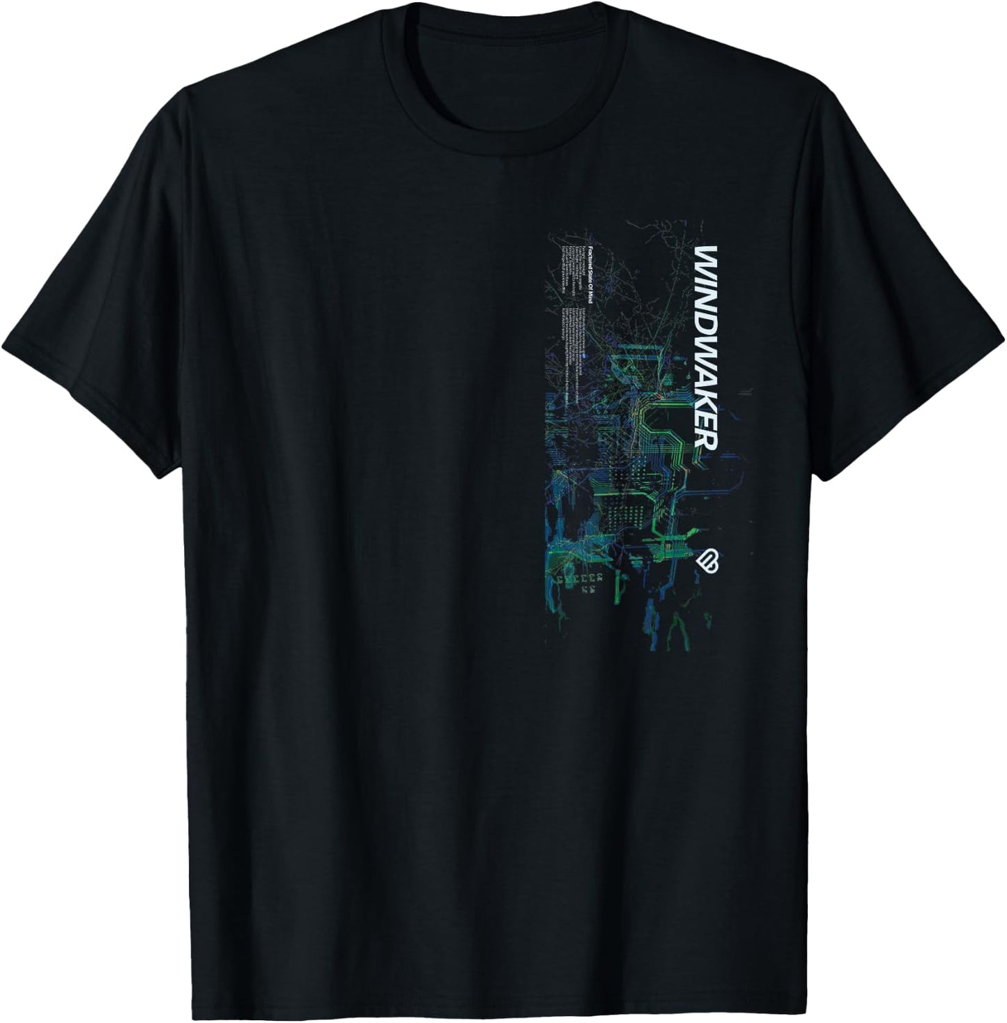 Windwaker - Fractured State Of Mind Lyric T-Shirt - T-Shirt | Black