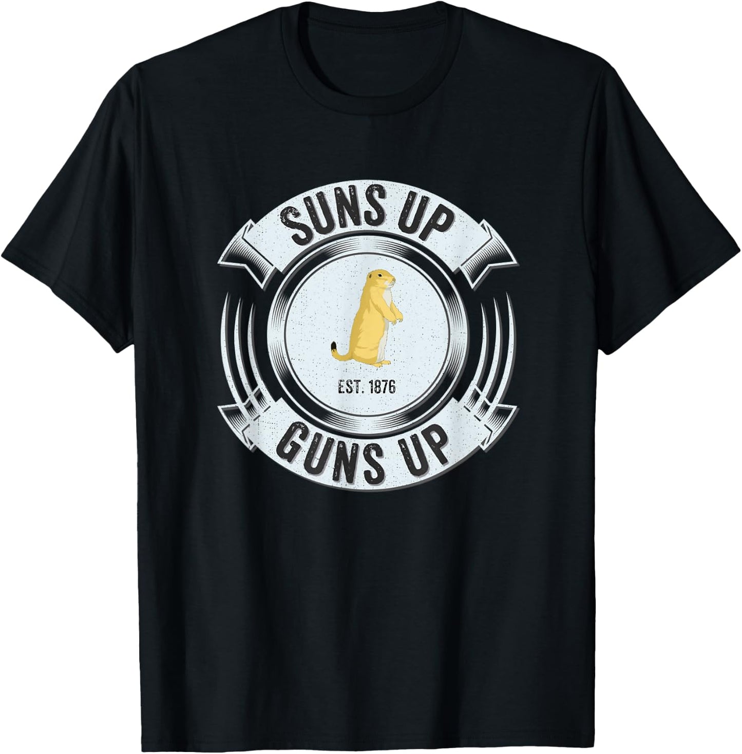 Prairie Dog Hunting Funny Shirt For Varmit Hunters Men Women T-Shirt - T-Shirt | Black