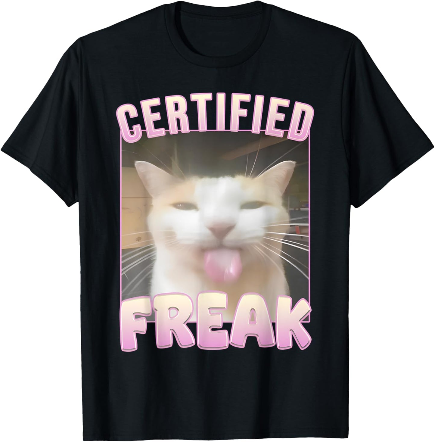 Freak Cat Certified T-Shirt - T-Shirt | Black