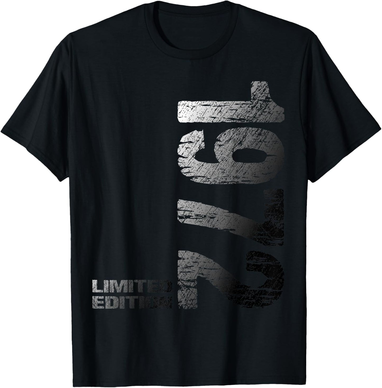 51st Birthday 1972 Limited Edition Man Woman , blue T-Shirt - T-Shirt | Black
