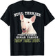 Bull Terrier White Dog Professional Human Trainer T-Shirt - T-Shirt | Black