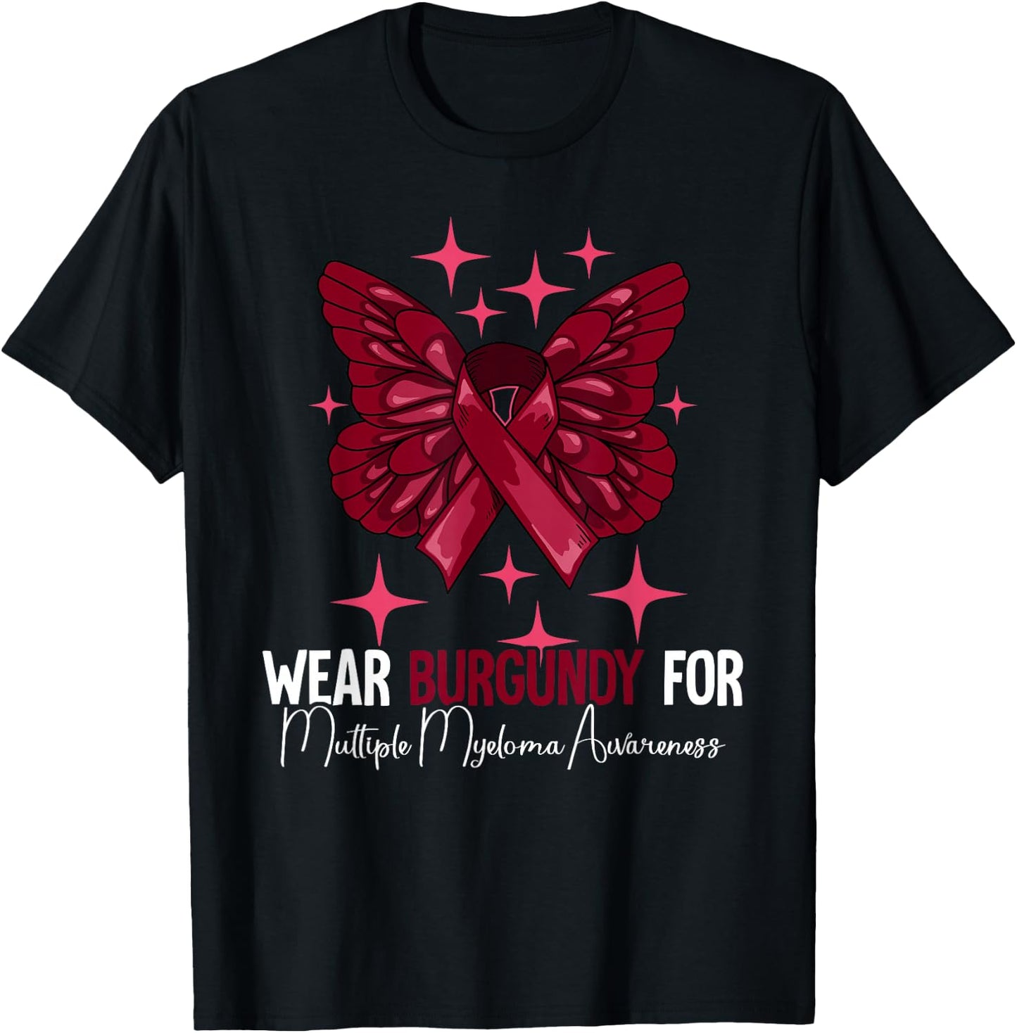 Multiple Myeloma Awareness T-Shirt - T-Shirt | Black