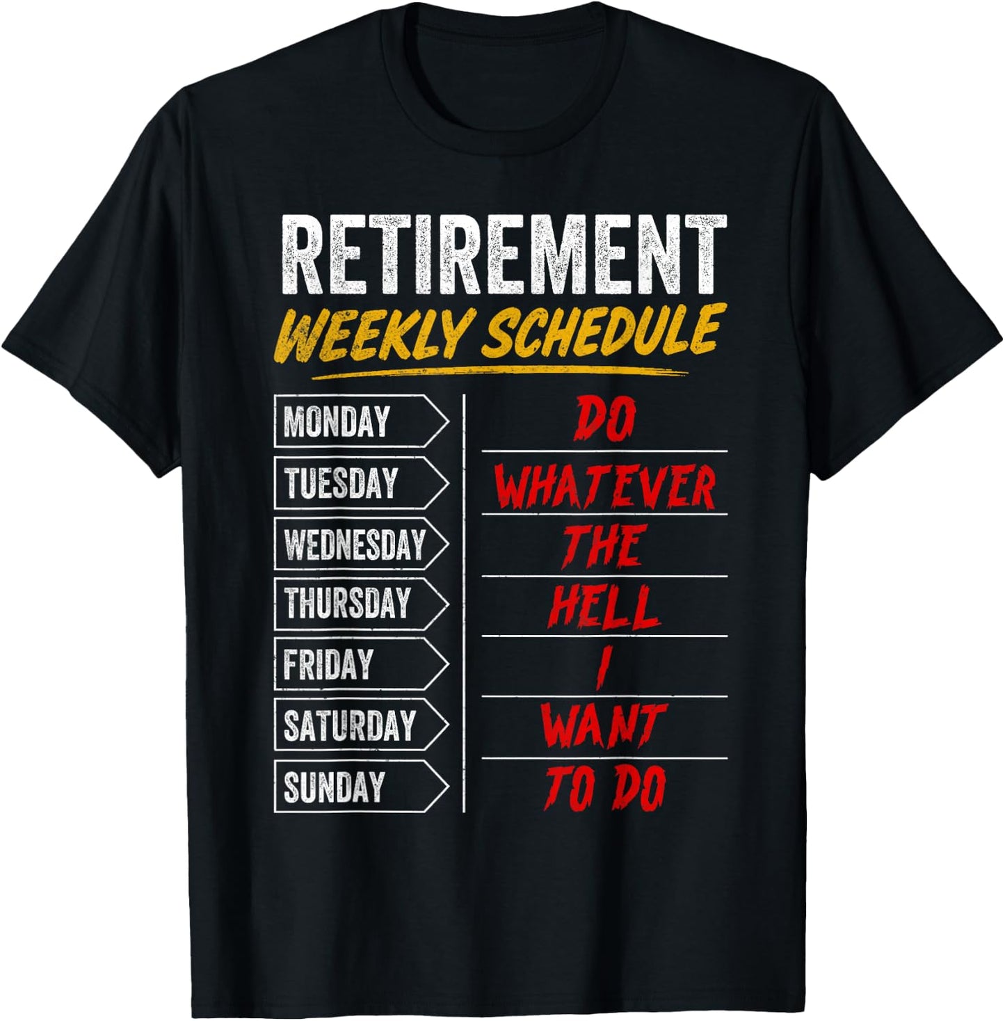Funny Retirement Shirts Dad Grandpa Men Retired Life Humor T-Shirt - T-Shirt | Black