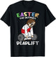 Easter The Ultimate Deadlift Lifitng Gym Workout Christian T-Shirt - T-Shirt | Black